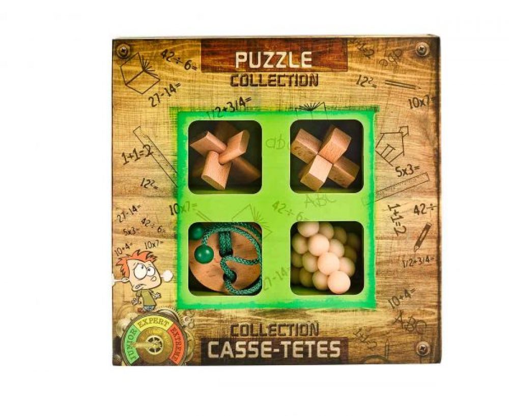 Junior Wooden Puzzles collection breinbrekers