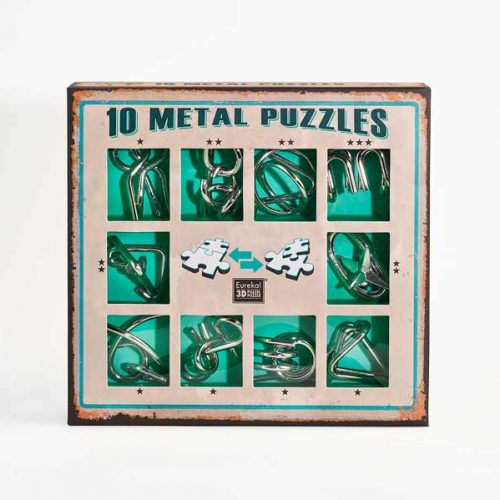 PuzzleMuzzle puzzels 10 Metal Green