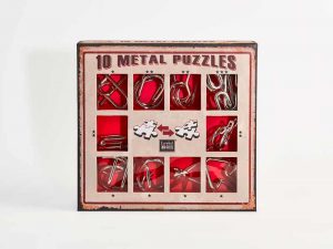 PuzzleMuzzle Hersenkrakers 10 Metal Red