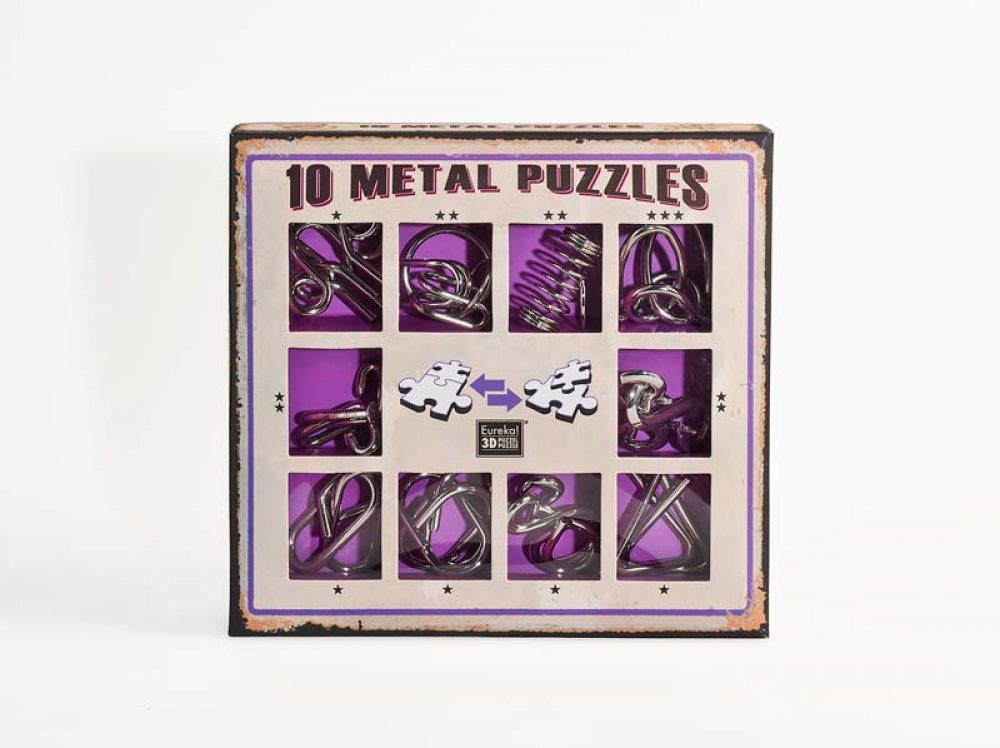PuzzleMuzzle breinbrekers 10 Metal Purple