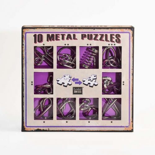 PuzzleMuzzle breinbrekers 10 Metal Purple
