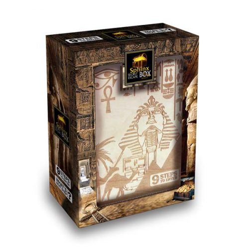 Sphinx Secret Escape Box in verpakking