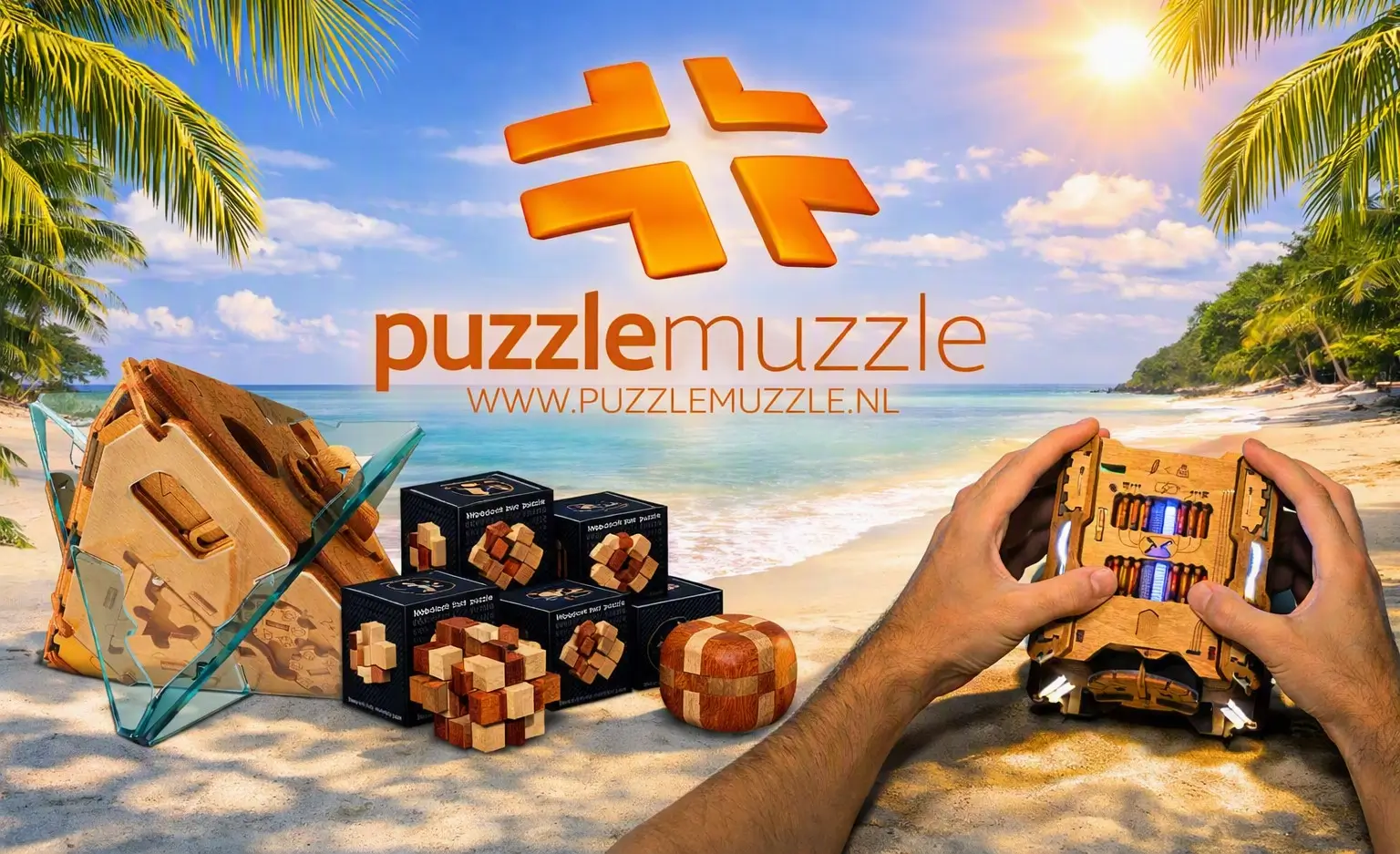 Frontpage PuzzleMuzzle zomer editie Welkom bij PuzzleMuzzle breinbrekers